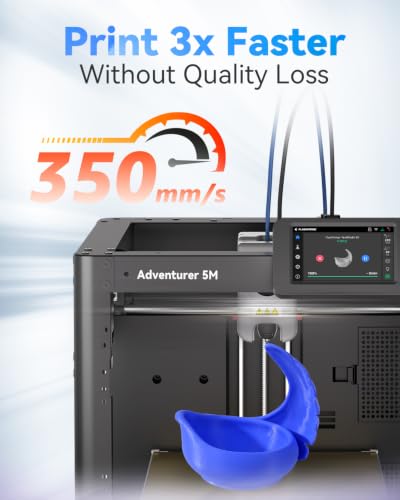 VOXELAB HS PLA+ Filament 1.75mm, High Speed PLA Plus 3D Printer Filament, 1kg (2.2lbs) for Most FDM 3D Printers, Enhanced Toughness & Smooth Printing, Superior Layer Adhesion(Blue) - color: Hs Pla+blue
