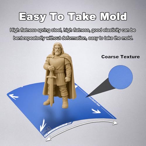 Cold Texture PEI Build Plate for Anycubic Kobra S1/Kobra X/Kobra 4 - size: 264x276mm
