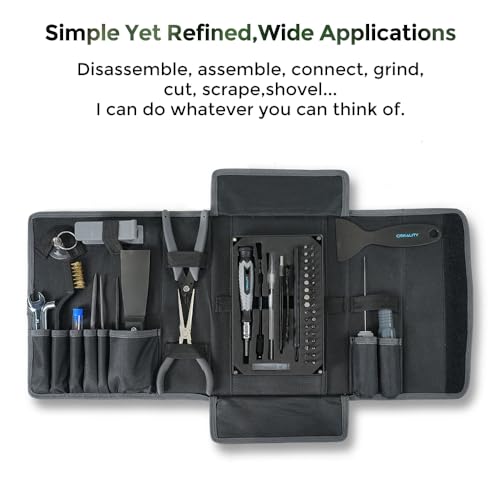 Creality 74-Piece 3D Printer Tool Kit with Storage Bag - style: 74 PCS