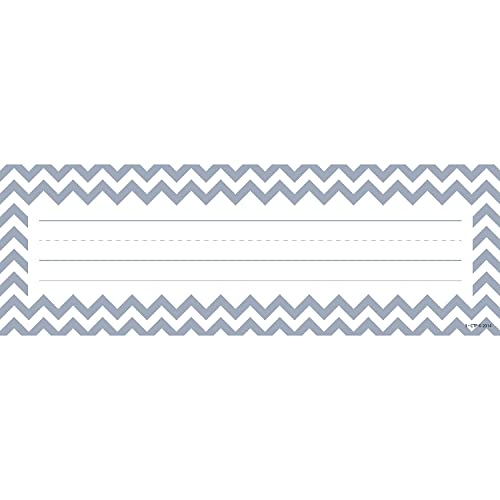 Chevron Solids Name Plates, CTP Classroom Decoration, 36 Pieces (Creative Teaching Press 4517) - color: Chevron Solids
