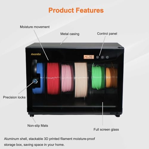Printer Filament Storage Box, 20-25% RH Airtight Storage