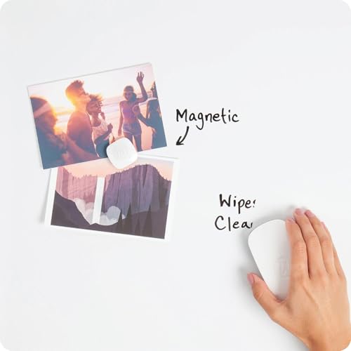 U Brands Dry Erase Whiteboard, 11" x 14", Small Whiteboard, Pink Frame - color: Blush Pink