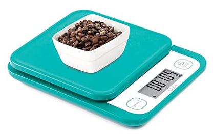 Ozeri® Garden and Kitchen Scale II with 420 Variable Graduation Technology® - color: Teal