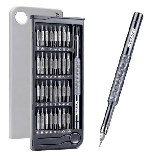 GRENPROM 65-in-1 Precision Screwdriver Set, Magnetic S2 Alloy Steel Bits