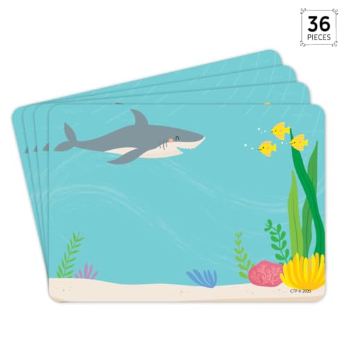 CTP Sea Friends Labels (#11031 Creative Teaching Press) - color: Sea Friends