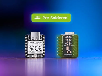 Seeed Studio XIAO ESP32-C5 Pre-Soldered Board, 2.4/5GHz Dual-Band Wi-Fi 6 - color: ESP32C5, size: Pre-Soldered