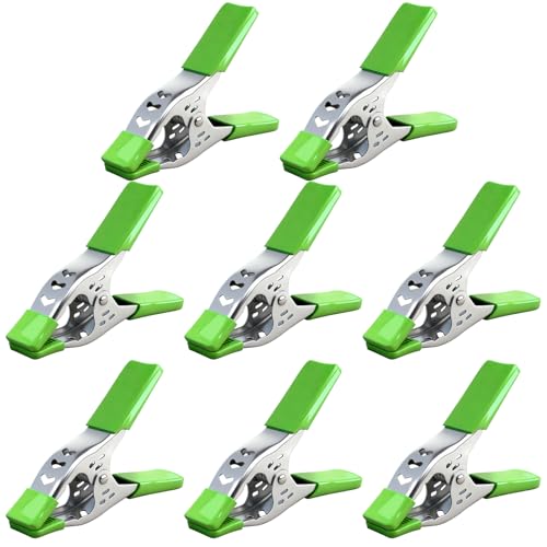 SWANLAKE 8 PCS 6" inch Spring Clamp, Heavy Duty Spring Metal Spring Clamps, 2.5"-inch Jaw opening(6inch 8-Piece) - size: 6inch 8-Piece