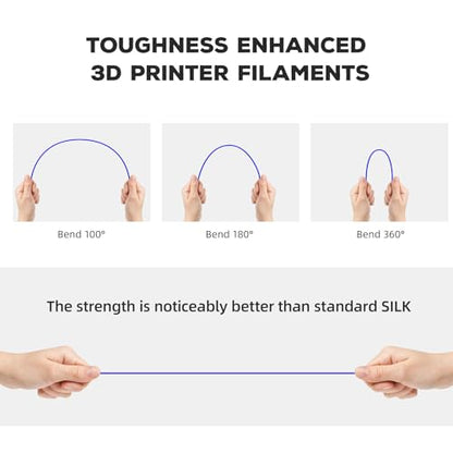 FLASHFORGE PLA Filament 1.75mm, 3D Printer Filament 1kg (2.2lbs) Spool, Dimensional Accuracy +/- 0.02mm, 3D Printing Filament Easy to Use and Fits for Most FDM 3D Printers (Blue) - color: Blue
