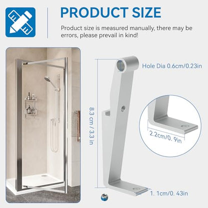 Shower Door Pivot Bracket, Replacement Swing Framed Pivot Bracket