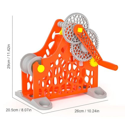 GOWENIC 3D Printer Filament Respooler Hand Cranked 1kg Filament Rewinder, 3D Printer Spool Rewinder, Welding Thread Winder with Smart Tension Control, Manual Spool Winder