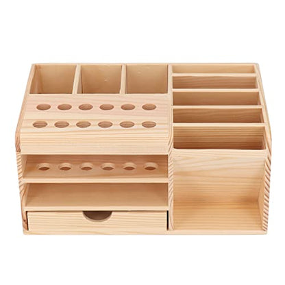 Fafeicy Repair Tool Organizer, Synthetic Wood Sturdy Storage Box