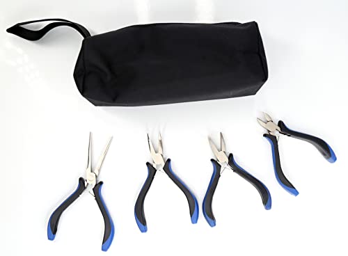 HURON Pliers, Springloaded Set (4pc set) (1/3/10/25/100 sets) (1set) - style: Set (4 pc)