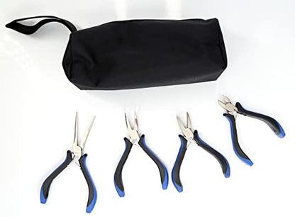 HURON Pliers, Springloaded Set (4pc set) (1/3/10/25/100 sets) (1set) - style: Set (4 pc)