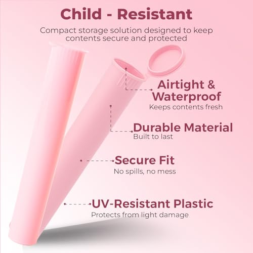 Kopperko Small Pill Bottles, 116mm, 100 Pack, Pink - color: Pink, size: 100 Tubes