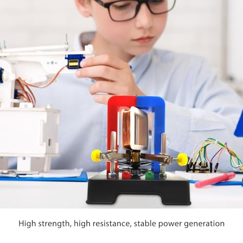 Fafeicy Hand Crank Generator DIY Educational Physics Teaching Model for Middle & High School Students