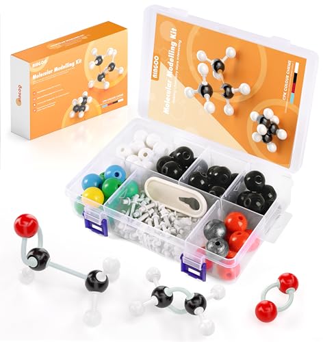 NINGOO Organic Chemistry Model Kit,124 PCS,for Students＆Teacher