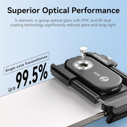 APEXEL 300X Portable Pocket Microscope, Professional for Micro-Organisms