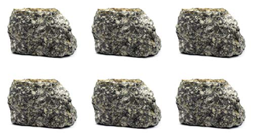 EISCO 6PK Raw Andesite, Igneous Rock Specimens - Approx. 1" - Geologist Selected & Hand Processed - Great for Science Classrooms - Class Pack