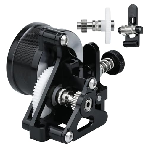 Upgrade 3D Printer Accessories Parts Lightweight Sherpa Dual Gear Mini Extruder with Motor Compatible with Ender3v2 Pro Cr10 Q5 Qq-S Voro2.4 V0.1 0.2 - style: Sprite Extruder Heater Block Kit A