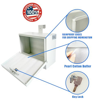 Over-the-Door Specimen Drop Box with Key Lock