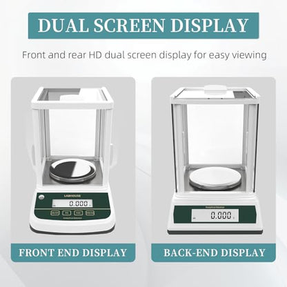FA3003S Lab Analytical Balance, 300g/0.001g, Dual Display - size: 300g*0.001g
