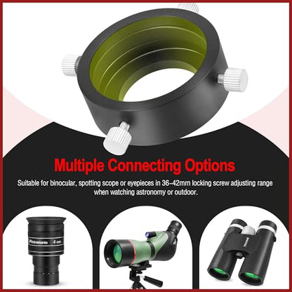 Astromania Universal Camera Photo Eyepiece Adapter 52-59mm with T2 Thread - size: Eyepiece Adapter 52 - 59mm