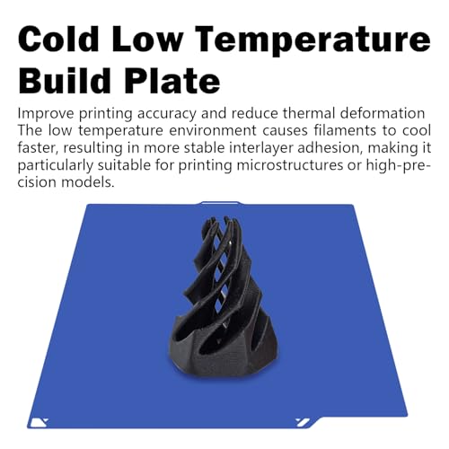 Cool Build Plate for Centauri Carbon/CC/Centauri Carbon 2/CC2 260x271MM - color: Blue