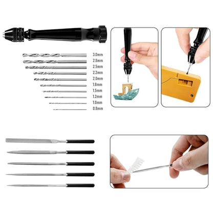 3D Printer Cleaning Tool Kit 3D Nozzle Cleaning Kit for Bambu Tools 3D Tool Kit Deburring Tool Needle to Clean Nozzle Scraper Wire Cutter, Drill, Scraper for Remove, Finishing, Craving, Drilling