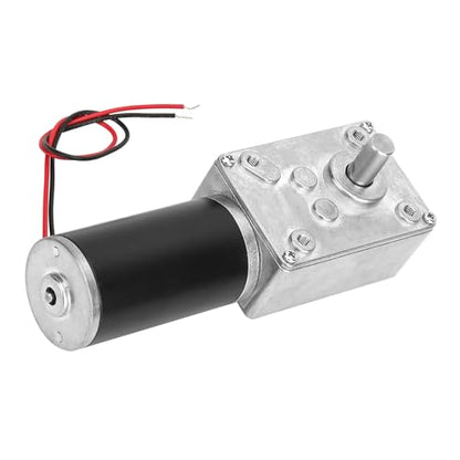 DC Gear Motor High Torsion Speed Reduce Electric Motor Reversible Turbine Electric Motor 8mm Shaft (12V 130RPM) - size: 12V 130RPM