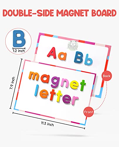 Gamenote Magnetic Alphabet Letters Kit, 238 Pcs with Magnet Board - style: 238PCS