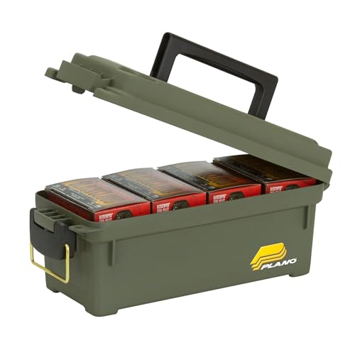 Plano 131250 1312 Ammo Box, OD Green 131250,4.80 x 7.40 x 11.60 inches - size: Small, style: Compact O.D. Green Field Box No Tray
