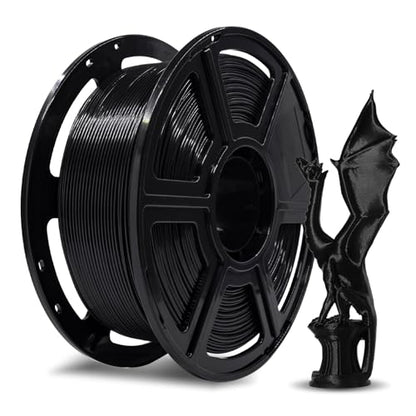 FLASHFORGE High Speed PLA Filament, 1.75mm, 500mm/s, High Speed Printing, Fast 3D Printer Filament, Robust and High Flow for Fast Printing, 2.2lbs/Spool - color: Black