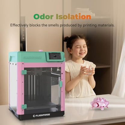 FLASHFORGE 3D Printer AD5M Enclosure, Create Your Style, Dustproof and Constant Temperature Protective Cover, Explore ABS/ASA/PC Filaments and Reduce Printing Noise