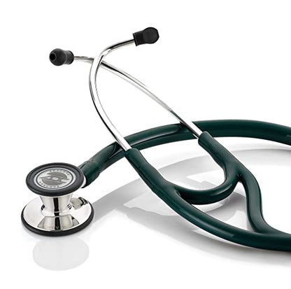 ADC Adscope 601 Convertible Cardiology Stethoscope, AFD Tunable Technology - color: Mirror Dark Green