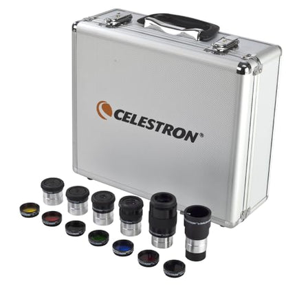 Celestron Eyepiece, Barlow & Filter Telescope Accessory Kit – 1.25" Barrel