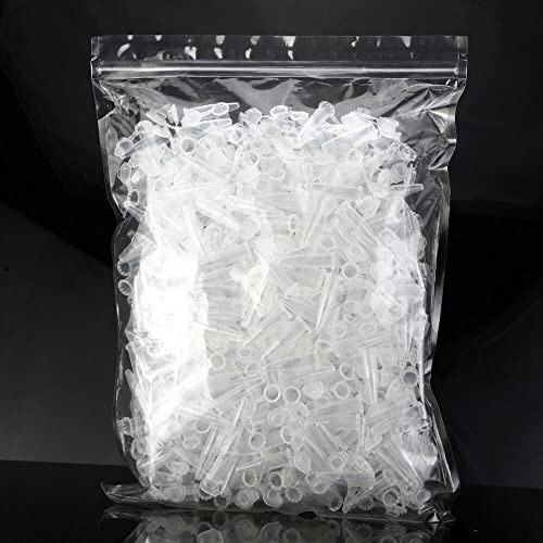 1.5ml Microcentrifuge Tubes 100pcs, EO Sterilized Plastic Small Vials with Caps for Sample Storage Without Leakage(100) - size: Sterile 1.5ml 100pcs