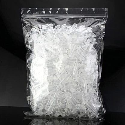 1.5ml Microcentrifuge Tubes 100pcs, EO Sterilized Plastic Small Vials with Caps for Sample Storage Without Leakage(100) - size: Sterile 1.5ml 100pcs