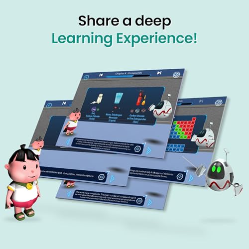 STEM Chemistry Kit for Kids | Interactive Learning Toy with Augmented Reality Educational Flashcards| Educational Science Kit with Learning app for Homeschool & Classroom | 360ED Elements AR