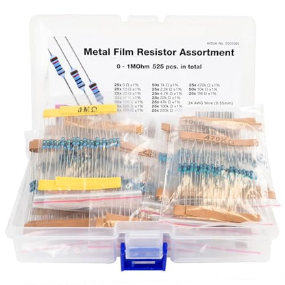 Resistor Assortment - 525 pcs