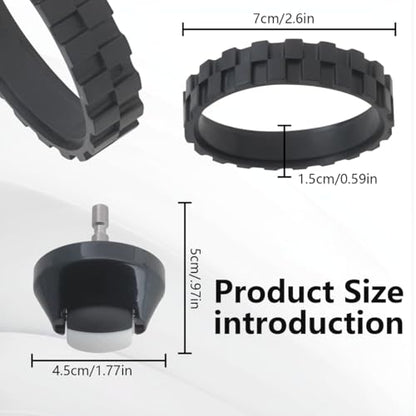 Latest 2-Pack Caster Tire Ball Set for i-Robot Roomba 500 and for 600 and for i Series Models