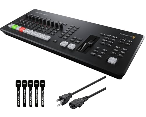 Blackmagic Design ATEM Mini Extreme ISO G2 8-Input HDMI Live Production Switcher | Includes 6ft Power Cord and Cable Ties | Authorized Dealer | SWATEMMINICEXTISOG2