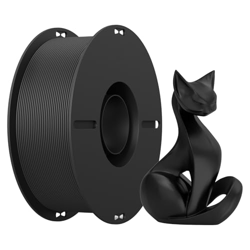 Creality PLA 3D Printer Filament 1.75mm 1KG, Black, 1-Pack - color: Black Pla, size: 1kg