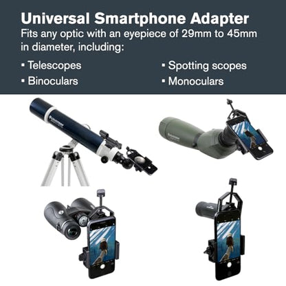 Celestron Smartphone Adapter & Bluetooth Remote for Telescope Eyepieces - style: Basic Smartphone Adapter DX with Bluetooth