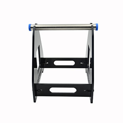 1 Pcs 3D Printer Filament Spool Holder Black Acrylic Storage Rack - size: Black Acrylic