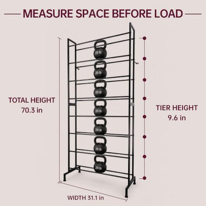 3D Printer Filament Storage Rack, Heavy Duty Metal Desk/Stand Organizer - size: Size 6