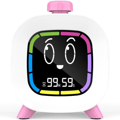 Digital Visual Timer for Kids ADHD, 99-Minute Countdown, Rechargeable - color: Pink