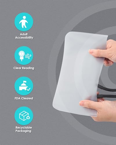 Manual Blood Pressure Cuff for Home Medical BP Monitoring, Black - color: Black, style: Without Stethoscope