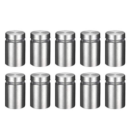 uxcell 3/4 Dia x 1-3/16"(19x30mm) Standoff Screws Wall Mount Sign Holders Acrylic Glass Nails 10pcs - size: 19mmx30mm