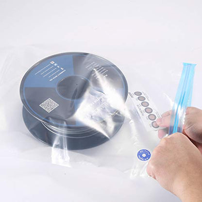 eVacuum 3D Printer Filament Storage Kit Filament Vacuum Bags Vacuum Compression Storage Bags, Prevent and Monitor Moisture - 10 Bags with 15 Desiccants, 15 Humidity Indicator Cards and 1 Hand Pump