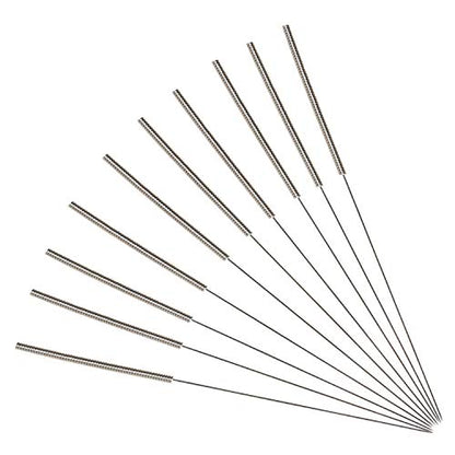 Aokin 14 Pcs 3D Printer Nozzle Cleaning Kit - 10 Pcs 0.4mm Needles Cleaner, 2 Pcs Tweezers Cleaner, and 1 Brass Brush, 3D Printer Cleaning Tool Kit - color: 14 Pcs